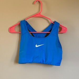 Nike blue women’s medium sports bra